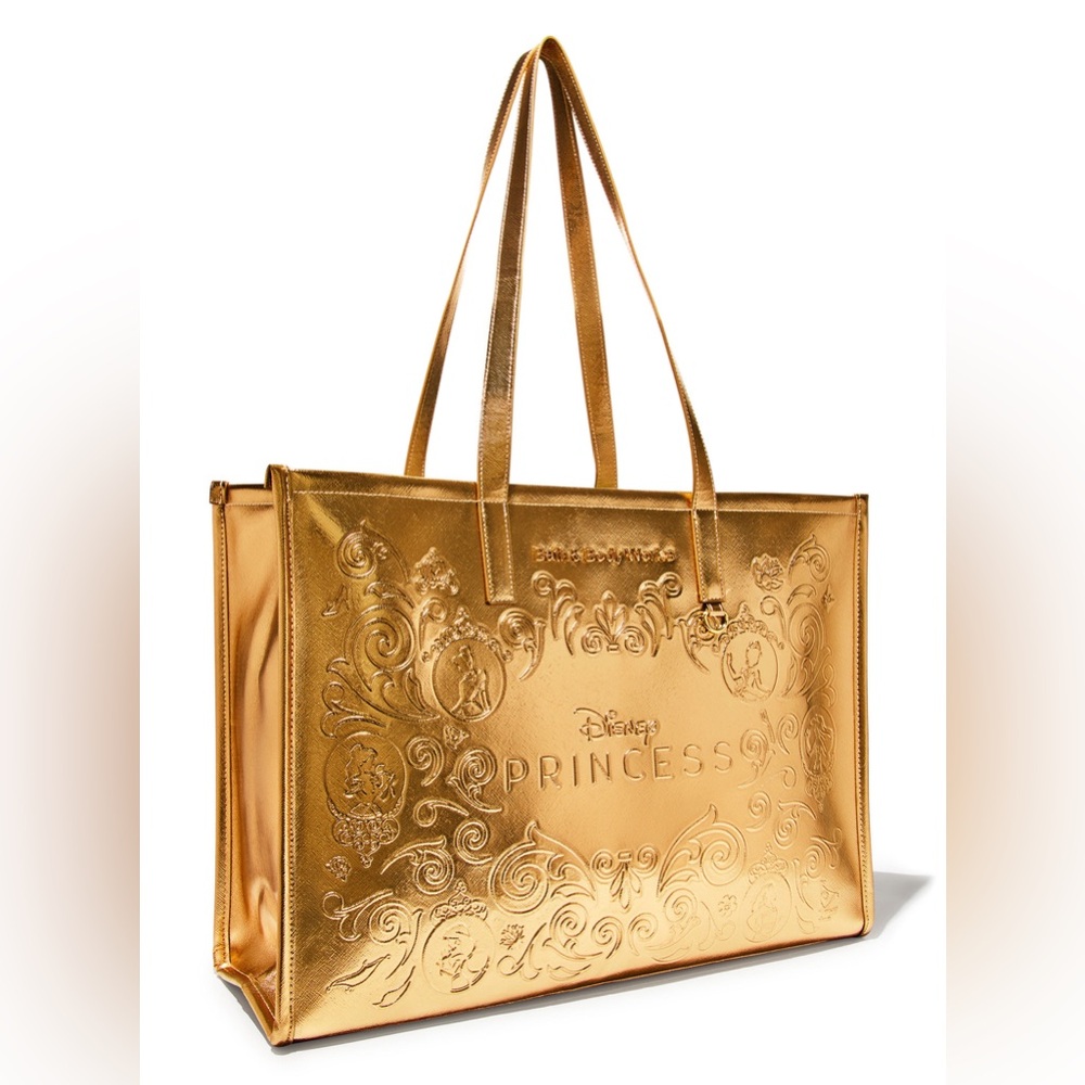 ‼️NEW‼️ Bath & Body Works Disney Princess Gold Tote Bag!